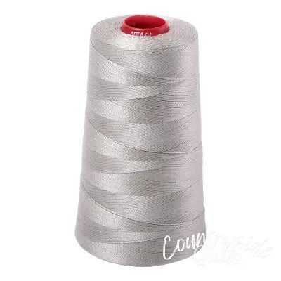 Mako Cotton Embroidery Thread 12wt 1931yds Light Grey