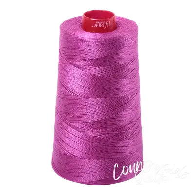 Mako Cotton Embroidery Thread 12wt 1931yds Magenta