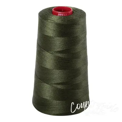 Mako Cotton Embroidery Thread 12wt 1931yds Medium Green