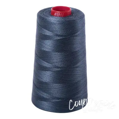 Mako Cotton Embroidery Thread 12wt 1931yds Medium Grey