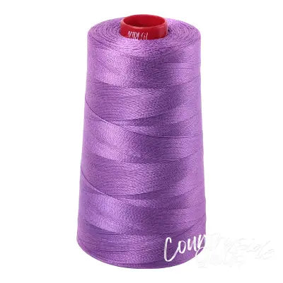 Mako Cotton Embroidery Thread 12wt 1931yds Medium Lavender