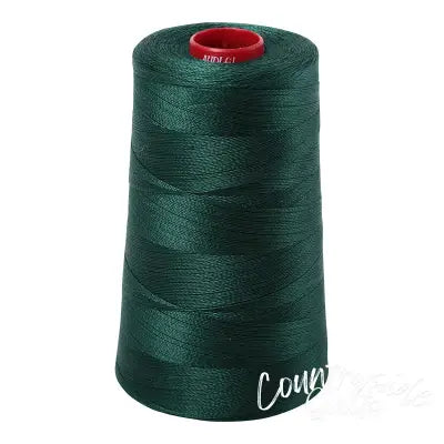 Mako Cotton Embroidery Thread 12wt 1931yds Medium Spruce