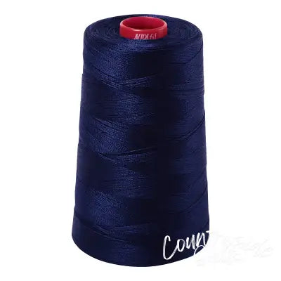 Mako Cotton Embroidery Thread 12wt 1931yds Midnight