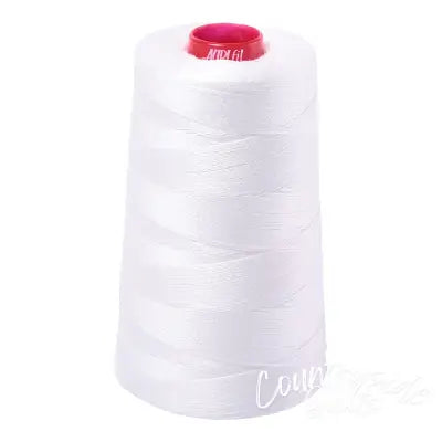 Mako Cotton Embroidery Thread 12wt 1931yds Natural White