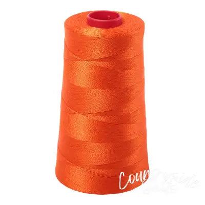 Mako Cotton Embroidery Thread 12wt 1931yds Neon Orange
