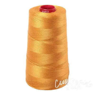 Mako Cotton Embroidery Thread 12wt 1931yds Orange Mustard