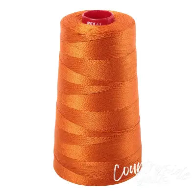 Mako Cotton Embroidery Thread 12wt 1931yds Pumpkin