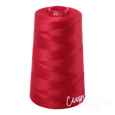 Mako Cotton Embroidery Thread 12wt 1931yds Red