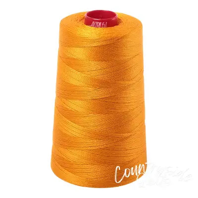 Mako Cotton Embroidery Thread 12wt 1931yds Yellow Orange