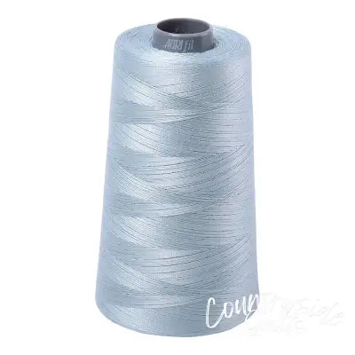 Mako Cotton Embroidery Thread 28wt 3609yds Bright Grey Blue