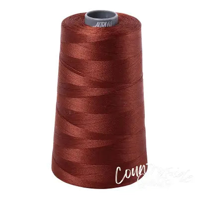 Mako Cotton Embroidery Thread 28wt 3609yds Copper Brown