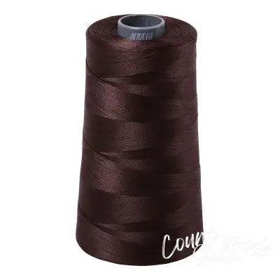 Mako Cotton Embroidery Thread 28wt 3609yds Dark Brown