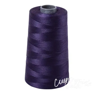 Mako Cotton Embroidery Thread 28wt 3609yds Dark Dusty Grape