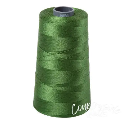 Mako Cotton Embroidery Thread 28wt 3609yds Dark Grass Green