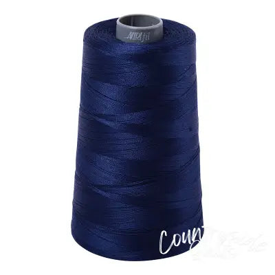 Mako Cotton Embroidery Thread 28wt 3609yds Dark Navy