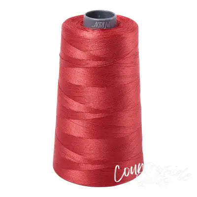 Mako Cotton Embroidery Thread 28wt 3609yds Dark Red Orange