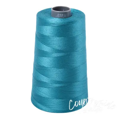 Mako Cotton Embroidery Thread 28wt 3609yds Dark Turquoise