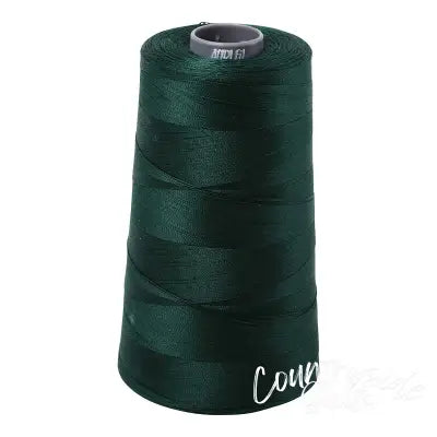 Mako Cotton Embroidery Thread 28wt 3609yds Forest Green