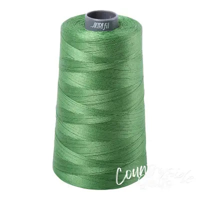 Mako Cotton Embroidery Thread 28wt 3609yds Green Yellow
