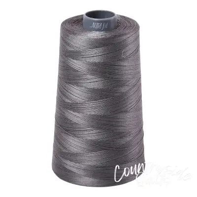 Mako Cotton Embroidery Thread 28wt 3609yds Grey Smoke