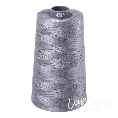 Mako Cotton Embroidery Thread 28wt 3609yds Grey