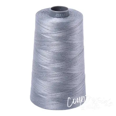 Mako Cotton Embroidery Thread 28wt 3609yds Light Blue Grey