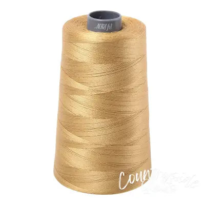 Mako Cotton Embroidery Thread 28wt 3609yds Light Brass