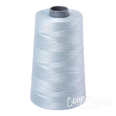 Mako Cotton Embroidery Thread 28wt 3609yds Light Grey Blue