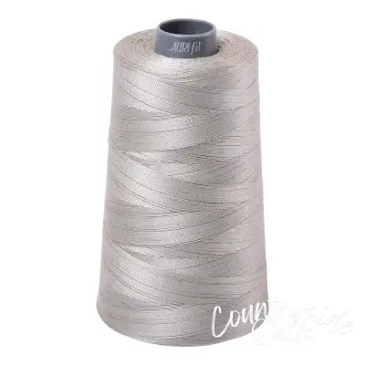 Mako Cotton Embroidery Thread 28wt 3609yds Light Grey