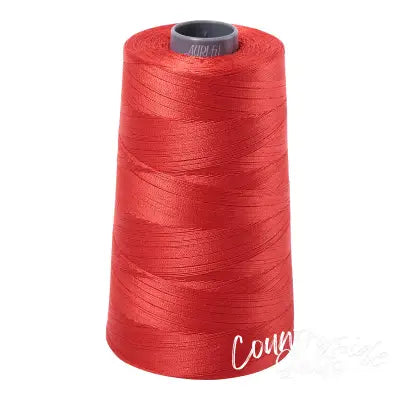 Mako Cotton Embroidery Thread 28wt 3609yds Light Red Orange