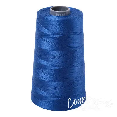 Mako Cotton Embroidery Thread 28wt 3609yds Medium Blue