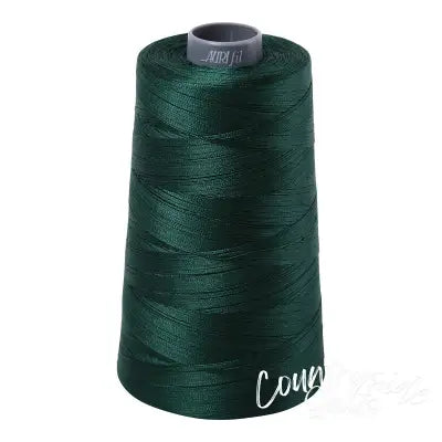 Mako Cotton Embroidery Thread 28wt 3609yds Medium Spruce
