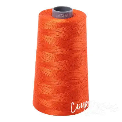 Mako Cotton Embroidery Thread 28wt 3609yds Neon Orange
