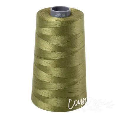 Mako Cotton Embroidery Thread 28wt 3609yds Olive Green