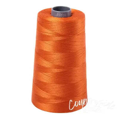 Mako Cotton Embroidery Thread 28wt 3609yds Pumpkin