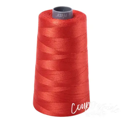 Mako Cotton Embroidery Thread 28wt 3609yds Red Orange