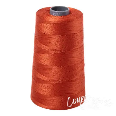 Mako Cotton Embroidery Thread 28wt 3609yds Rusty Orange