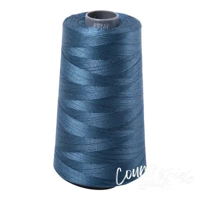 Mako Cotton Embroidery Thread 28wt 3609yds Smoke Blue