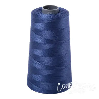 Mako Cotton Embroidery Thread 28wt 3609yds Steel Blue