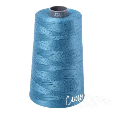 Mako Cotton Embroidery Thread 28wt 3609yds Teal