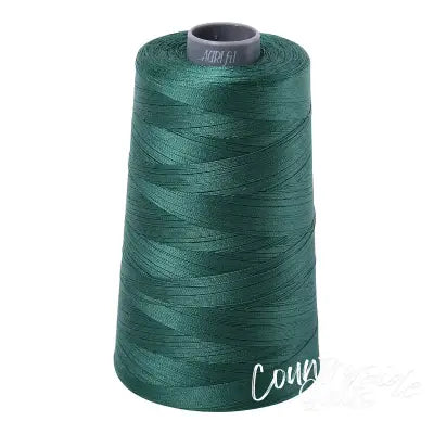 Mako Cotton Embroidery Thread 28wt 3609yds Turf Green