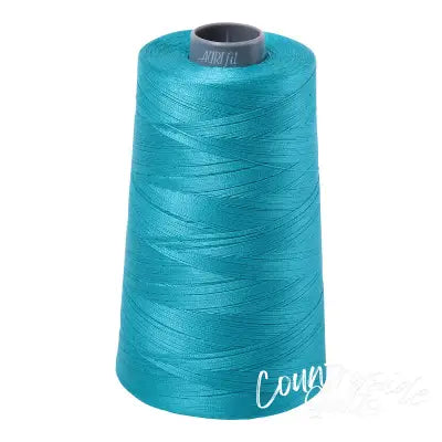 Mako Cotton Embroidery Thread 28wt 3609yds Turquoise