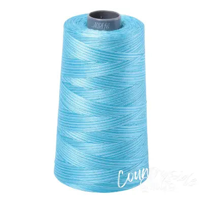 Mako Cotton Embroidery Thread 28wt 3609yds Variegated Baby Blue Eyes