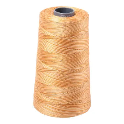 Mako Cotton Embroidery Thread 28wt 3609yds Variegated Crème Brule