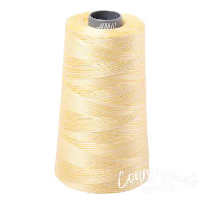 Mako Cotton Embroidery Thread 28wt 3609yds Variegated Lemon Ice