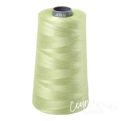 Mako Cotton Embroidery Thread 28wt 3609yds Variegated Light Spring Green