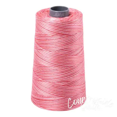 Mako Cotton Embroidery Thread 28wt 3609yds Variegated Strawberry Parfait