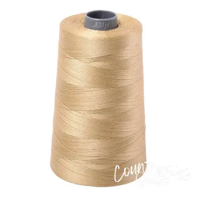 Mako Cotton Embroidery Thread 28wt 3609yds Very Light Brass