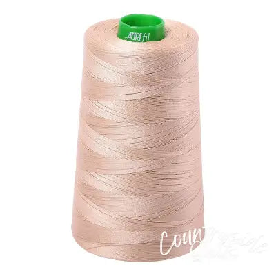 Mako Cotton Embroidery Thread 40wt 5140yds Beige