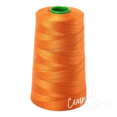 Mako Cotton Embroidery Thread 40wt 5140yds Bright Orange